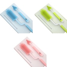 3Pieces Long Handle Flexible Baby Bottle Cleaner Brush Straw Cleaning Brush