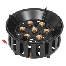 72000 BTU Camping Stove Portable Outdoor Burner With 3 Adapters & Storage Bag