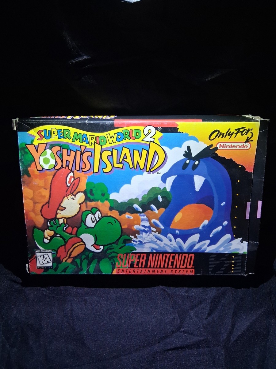 super mario world 2 yoshi's island snes Box Only | eBay