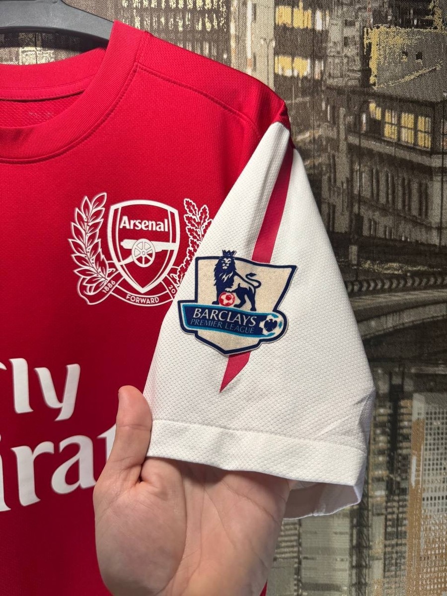 ARSENAL 2011-2012 HOME FOTOBALL SHIRT #4 FABREGAS NIKE SIZE M