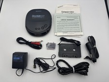 Sony Discman ESP Compact Disc Player CD D-242CK Mega Bass Vintage w/ Extras 