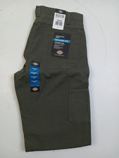 Dickies Carpenter Jeans Men's Green Relaxed Fit Straight Leg Workwear Pants