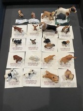 Hagen-Renaker Miniature Ceramic Dog Figurines Lot of 26 most w/original cards