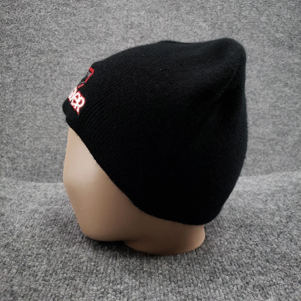 Gorro DE COLECCIÓN Quicksilver para Hombres Talla Única Negro Tejido Cálido Gorra de Invierno Y2K Foto 3 de 4