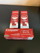 Colgate Optic White Toothpaste Lot Of 3