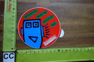 Alter Aufkleber Musik HiFi Audio TV Lautsprecher GOLD STAR Audio Video (CCD)