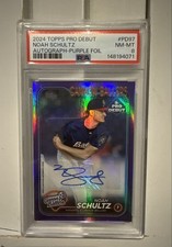 2024 Topps Pro Debut - Noah Schultz #PD-97 Purple Foil Autographs /299 (AU, RC)