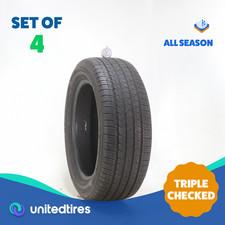 Set Of 4 Used 23555r18 Michelin Primacy Mxm4 100v - 5-6.532 Set Of 4 Used 23555r18 Michelin Primacy Mxm4 100v - 5-6.532