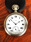 Solid 1915 Regina [Omega] Swiss 15 Jewel 18 Size Silveroid Case Runs Strong!