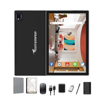 ANTEMPER Android Tablet,2025 Latest 10 Inch Tablet with Keyboard Mo... Fast Ship