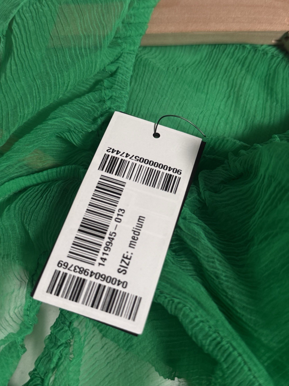 Supriya Lele Sheer Green Dress M image 2