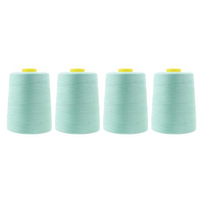 4 Pack of Serger Threads Mint Threads for Sergers Machine - Sewing Thread Con...