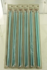  6 Vintage SUSAN BATES Silvalume Knitting Needles Sz 11 8mm 14" NOS