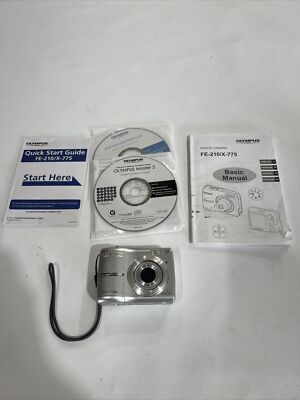 Olympus Fe-210 Digital Camera No Memory Card Untested For Parts Read Description