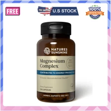 Nature’s Sunshine Magnesium Complex, Relaxation, Muscle Energy Support, 100 Caps