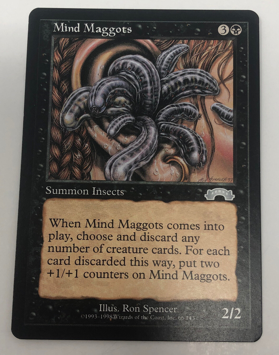 1998 Magic: The Gathering Exodus Mind Maggots #66