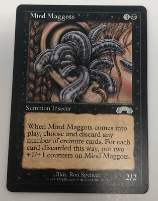 1998 Magic: The Gathering Exodus Mind Maggots #66