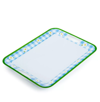 THE CELLAR Farm Fresh BBQ Melamine Tray in a Pretty Floral Design