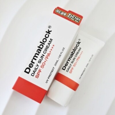 DERMABLOCK Daily Sun Cream 35ml SPF50+ PA++++ Sonnenschutz UV Sun Block Kbeau...