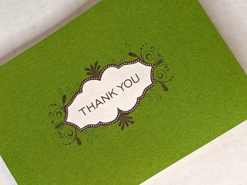 新娘杂志感谢笔记 Gartner Studios 40 克拉带信封婚礼 — 第 2/4 张图片