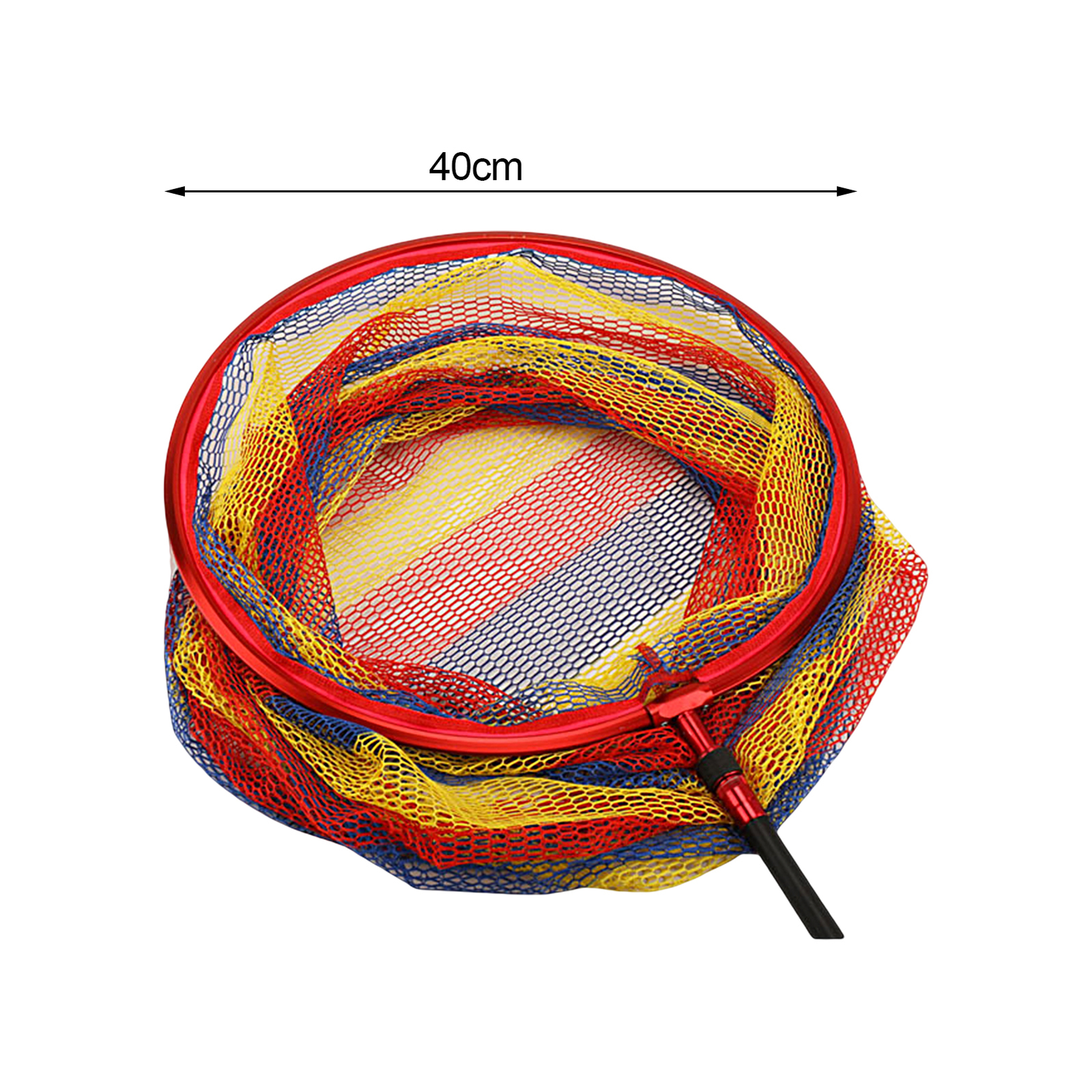 Round Landing Net Durable Easy Installation 50cm Depth Colorful Mesh