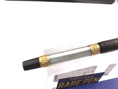 Vintage WATERMAN 612 Fountain Pen Eyedropper PEARL SLABS #2 STAR