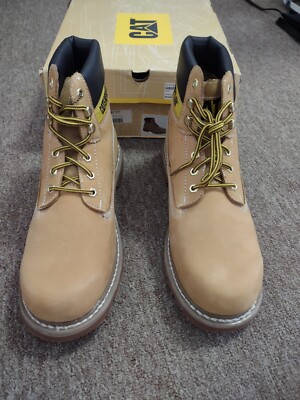  CAT Footwear Caterpillar Mens COLORADO Leather 6'' Honey Boots US SIZE 13