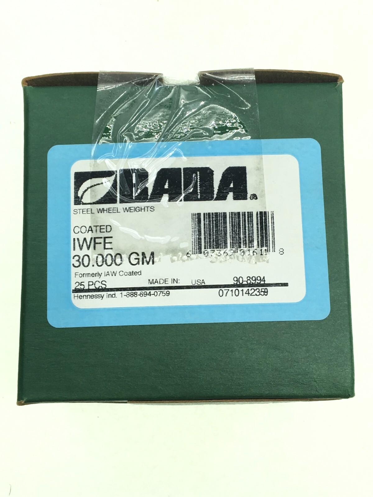 NEW Bada IWFE IAW Steel Wheel Weights for IW Flange Wheels, 1045 Gram