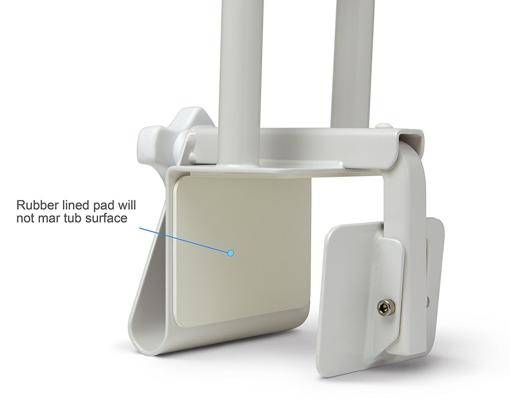Bathtub Bar Locks To Side Of Tub Bath Handle Grab Mount Support Assist
