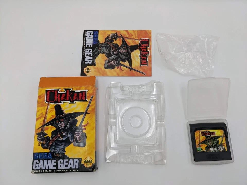 Chakan: The Forever Man (Sega Game Gear, 1992) Boxed Complete Cib Tested - Image 2 of 4