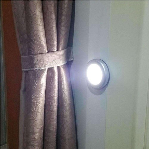 6-LED Wireless Motion Sensor Night Light Wall Cabinet Closet Stair Lamp - pack 3 - Bild 5 von 7