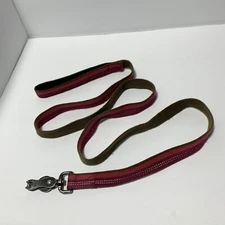 K9 Explorer Scissor Snap Reflective Dog Leash 1inx5.5ft berry Pet