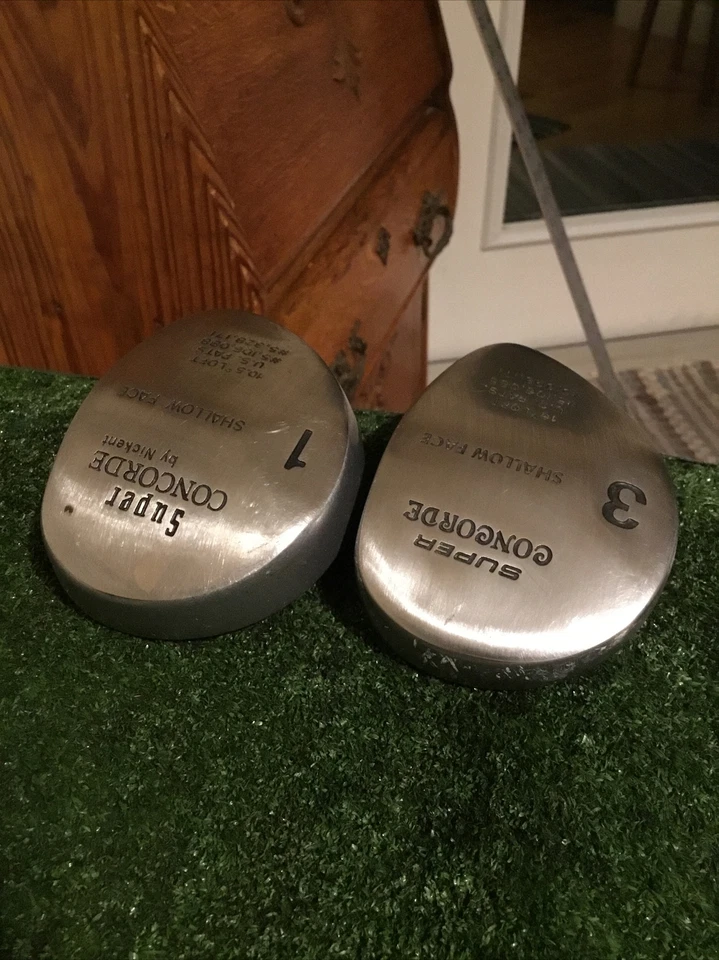 Nickent Super Concorde Shallow Face Driver - 3 Woods Set Seniors Graphite Shafts - Image 2 of 4
