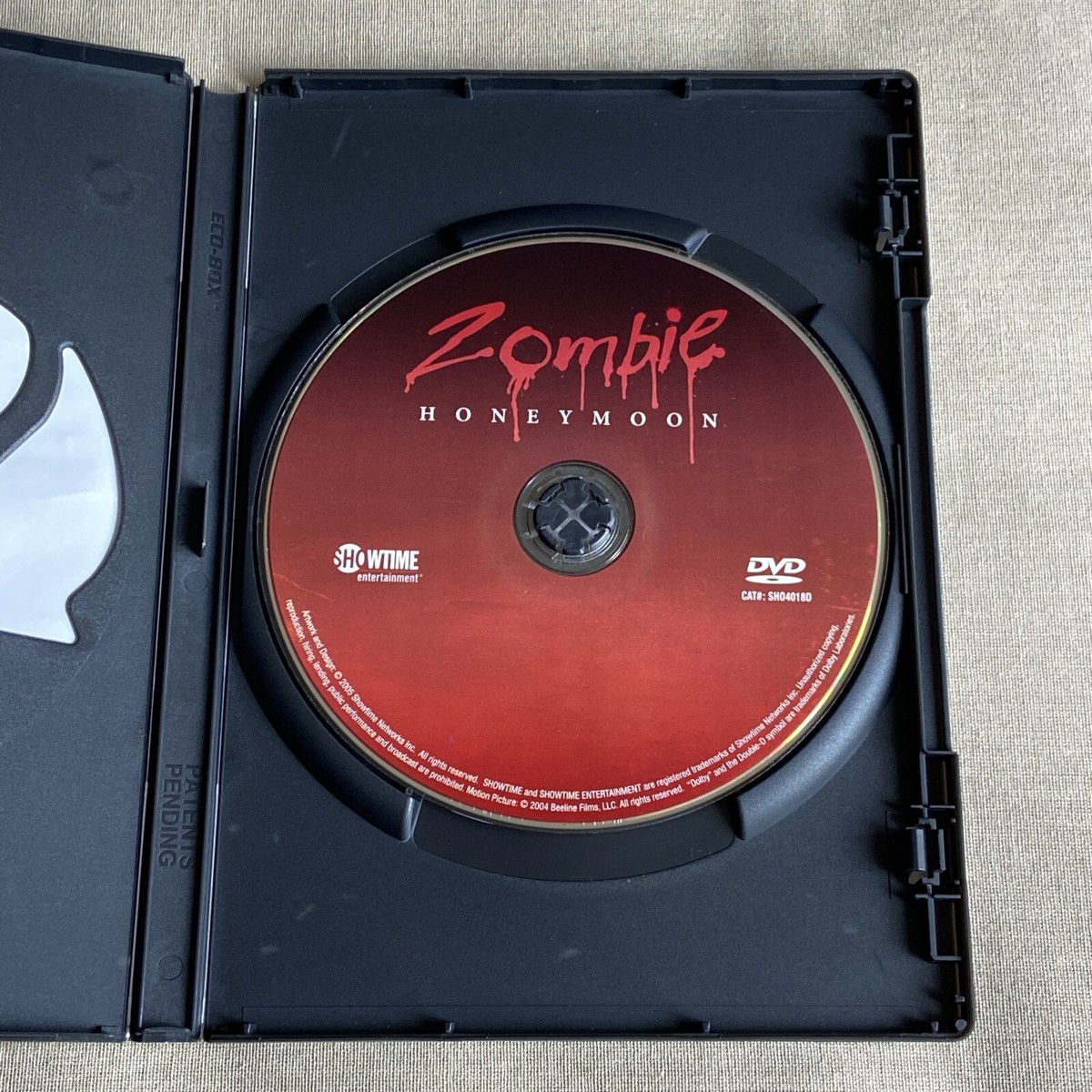 Zombie Honeymoon (DVD 2004) Showtime Horror Romance Graham Sibley