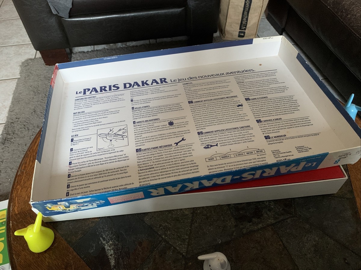 Jeu De Société Le Paris Dakar MB (Thierry Sabine) - Occasion, Rallye Aventure