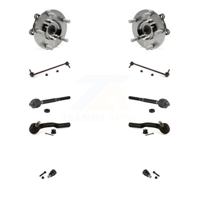 Front Bearing Lower Ball Joint Outer Inner Tie Rod & Link Kit (10Pc) For Mazda 6