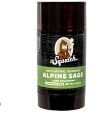 Dr Squatch Men's Natural Deodorant Alpine Sage - 2.65 oz