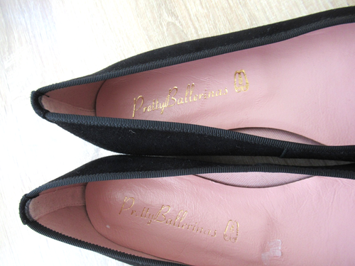 Wunderschöne Ballerinas Pretty Ballerinas gr. 35 Veloursleder Käfer/Messing=NEU - Bild 8 von 14