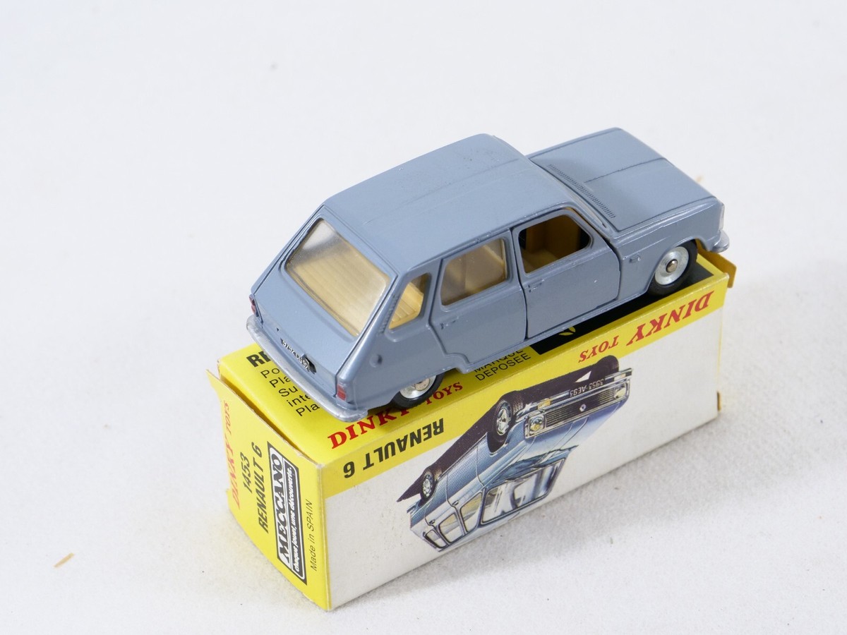 Dinky Toys F n° 1453 Renault 6 made in Spain en boîte 1/43