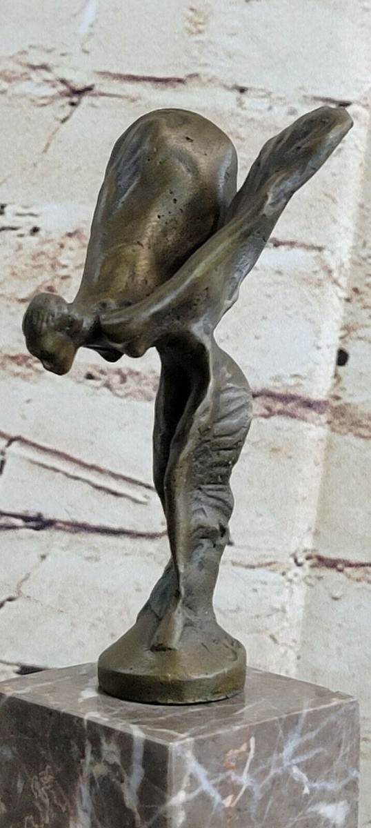 ロールスロイス Spirit of Ecstasy ブロンズ像 フライングレディ ロールスロイス Spirit of Ecstasy ブロンズ像 フライングレディ