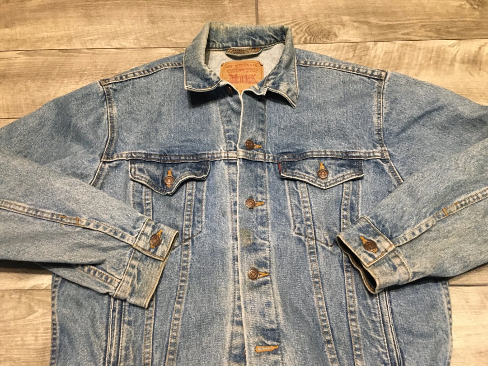 levi's trucker coat vintage jacket