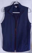 Pockets Everywhere Chico's Zenergy Size 2 US L/12 Blue Long Travel Vest