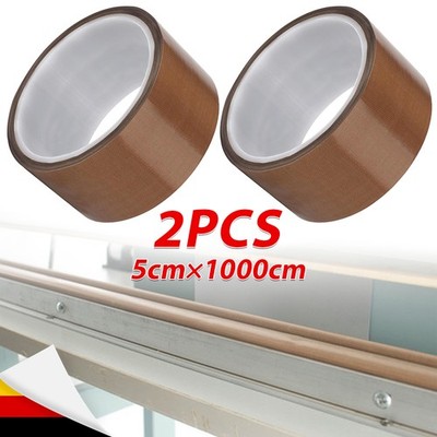 PTFE Teflonklebeband Set 2x10m glatte Oberfläche hohe Reiß- und Druckfestigkeit