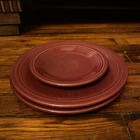 Fiestaware Scarlett Lunch Plate Fiesta Red 10.5 & 7.5 in Dinner Plate Set Of 3
