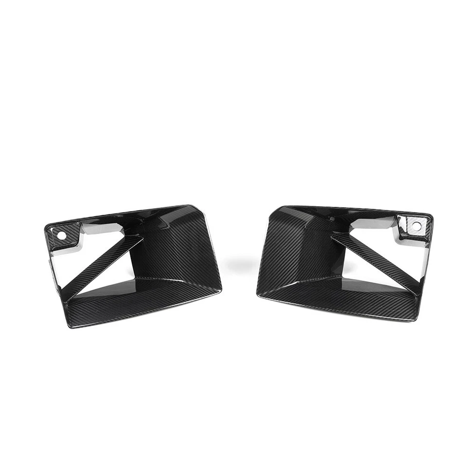 Se adapta a 23-24 BMW G87 M2 M Performance Style cubierta de luz antiniebla bisel de fibra de carbono seco Foto 4 de 4