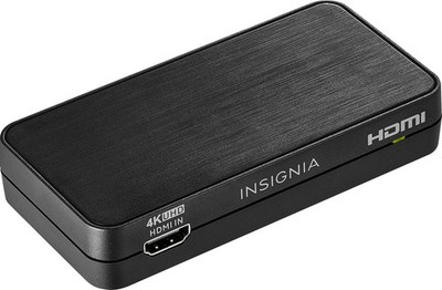 Insignia- HDMI Audio Extractor with 4K @ 60Hz / HDR Support - Black
