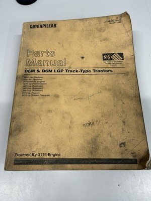 CAT Caterpillar D6M LGP Tractor Dozer Parts Book Manual  S/N 3WN 4JN March 1999