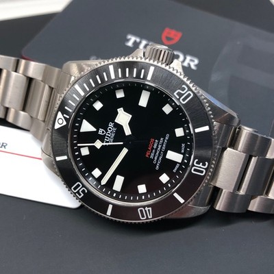 Tudor Pelagos 25407N Titanium Automatic 39mm Wristwatch with Box Papers