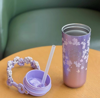 NEW Starbucks 2026 China Twilight Sakura Pink Purple Thermos Cup