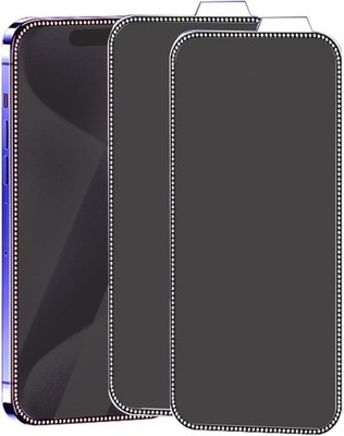 2 Pack iPhone 17 Pro Max Bling Privacy Screen Protector HD Glitter Diamond Shiny